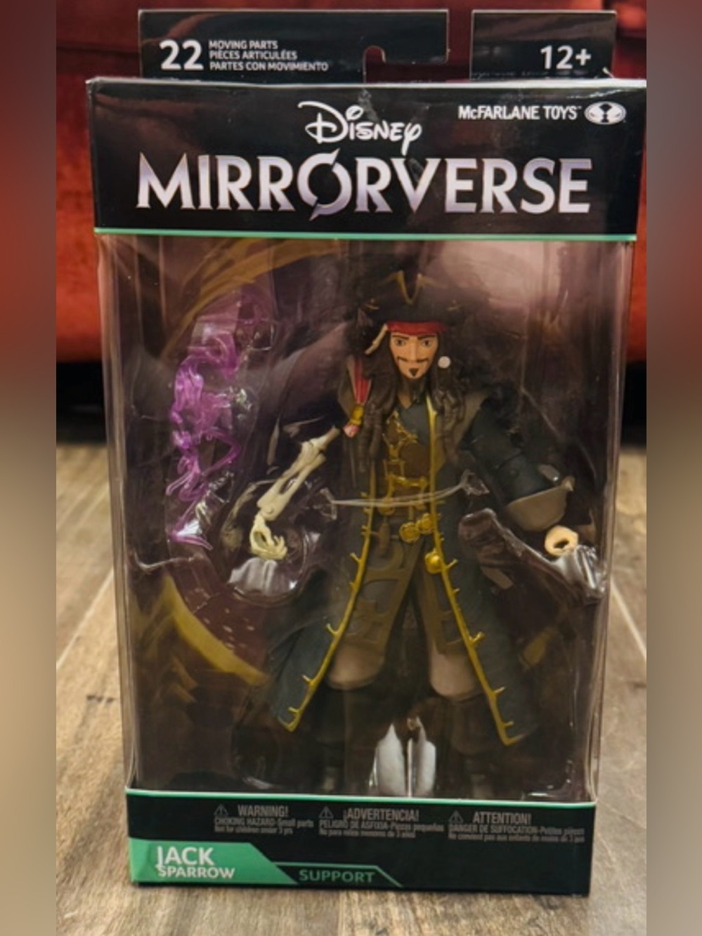 Disney Mirrorverse Jack Sparrow Figure - 7” Action Figure with Accessories